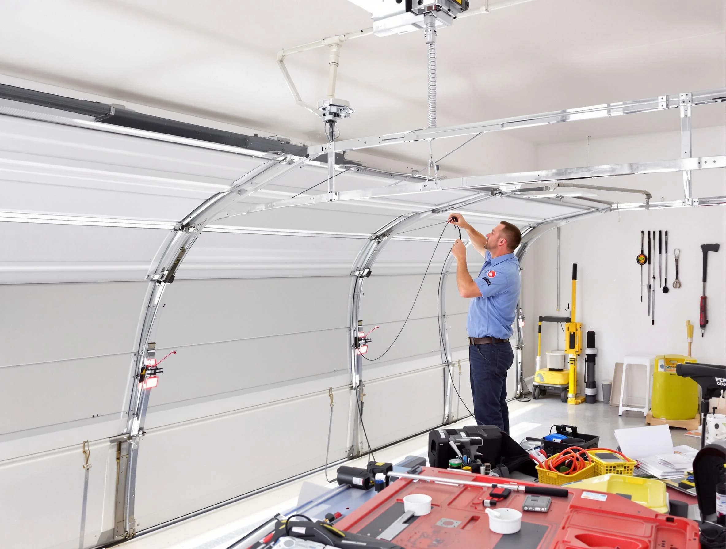 Garage door cable repair service by Leominster Garage Door Repair in Leominster