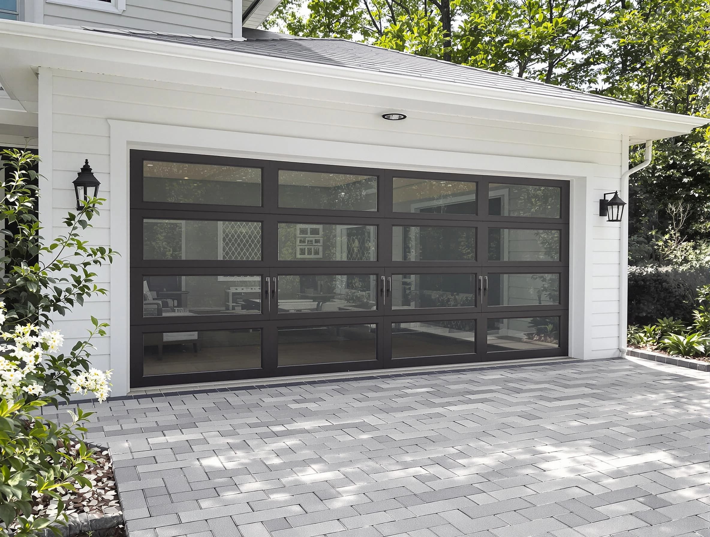 Leominster Garage Door Repair design specialist presenting custom garage door options to Leominster homeowner