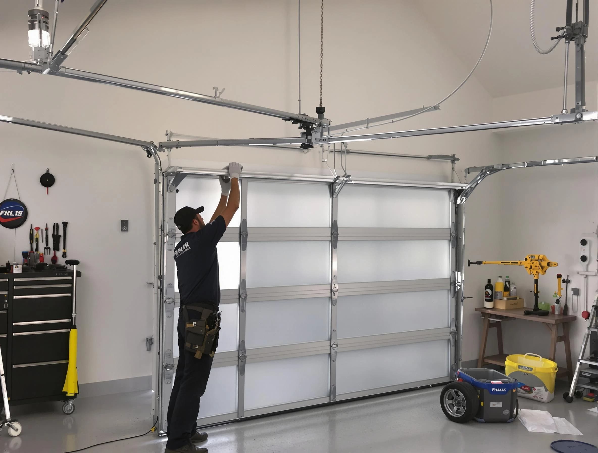 Leominster Garage Door Repair certified team performing precision garage door installation in Leominster