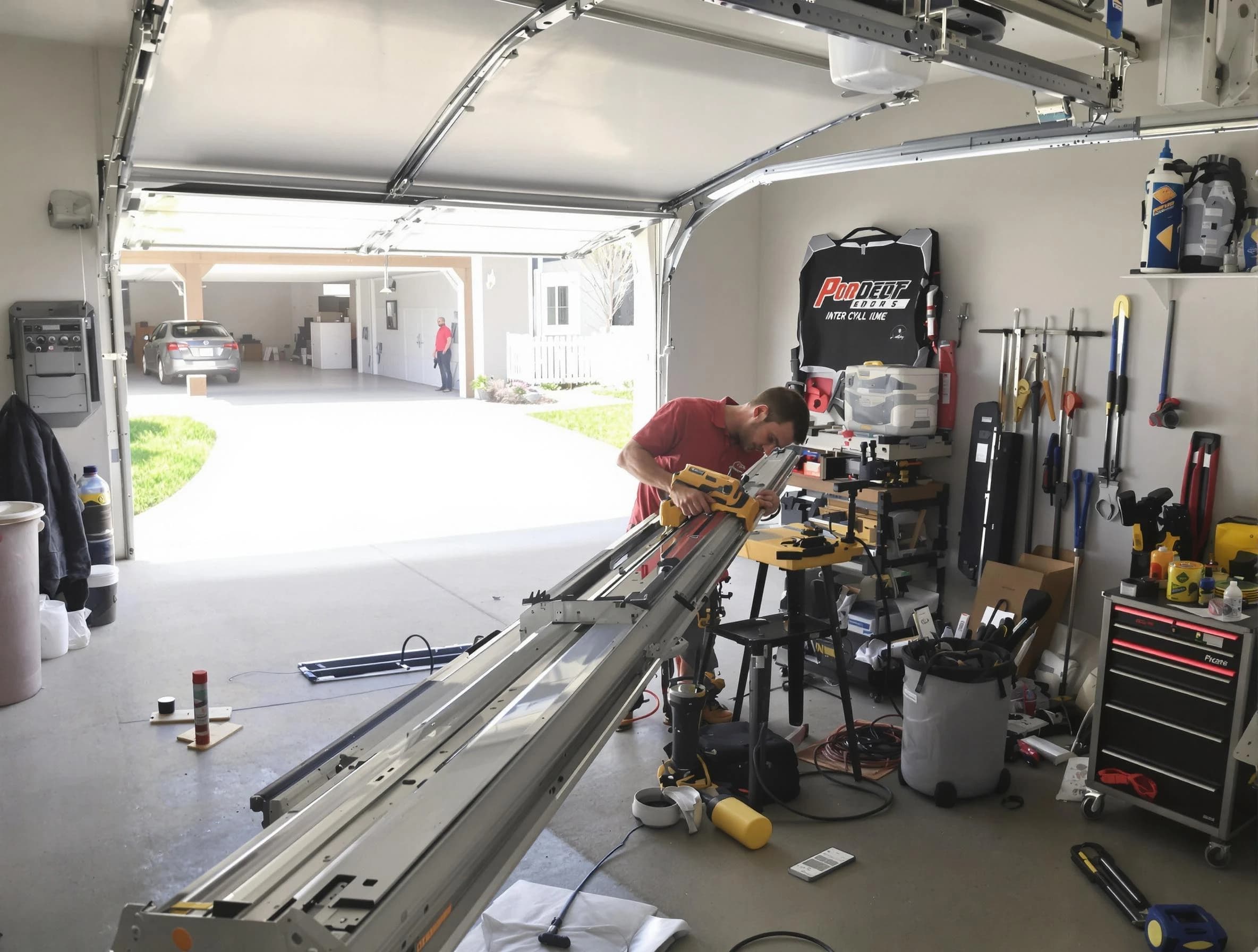 Leominster Garage Door Repair expert performing track repair in Leominster