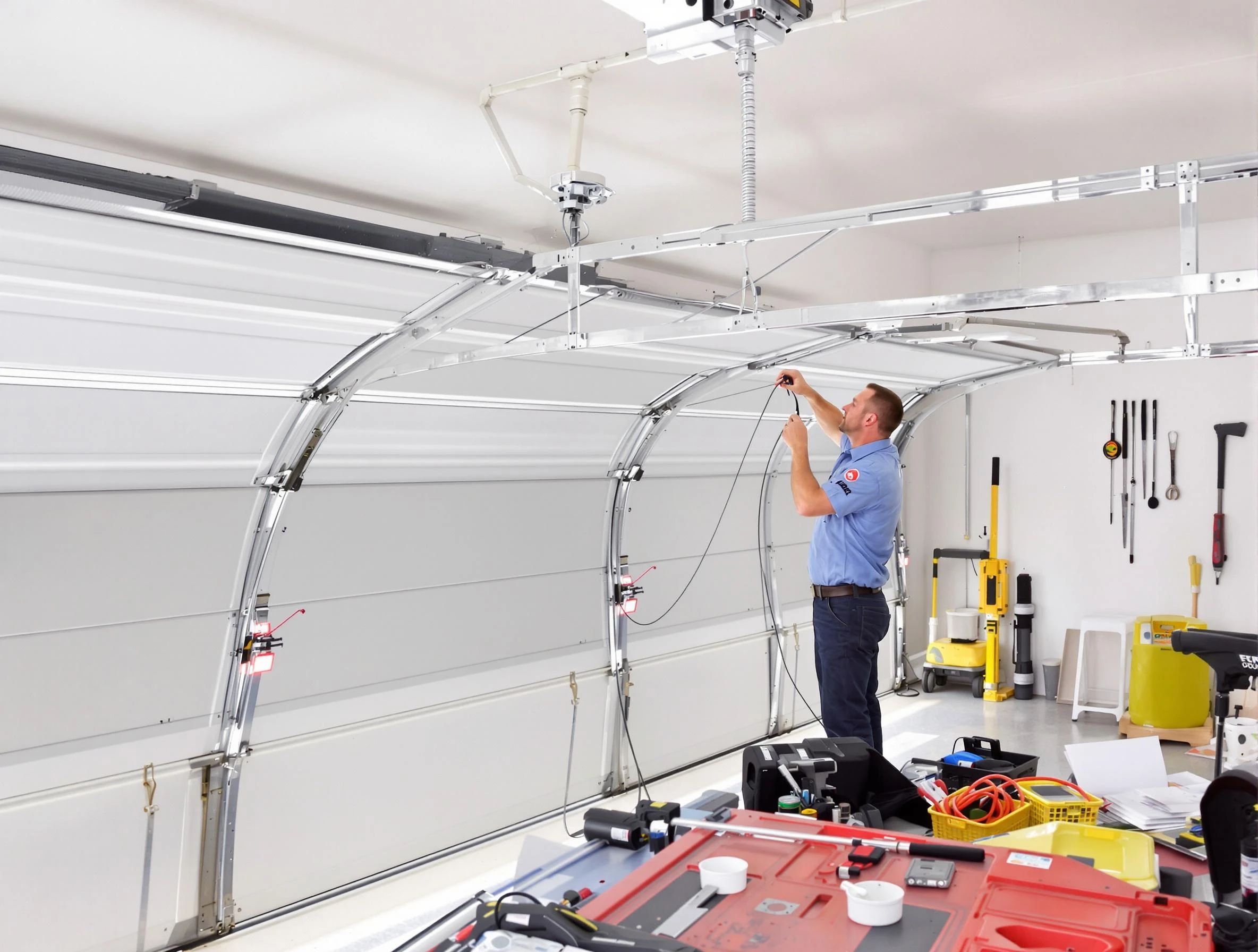 Garage door cable repair service by Leominster Garage Door Repair in Leominster