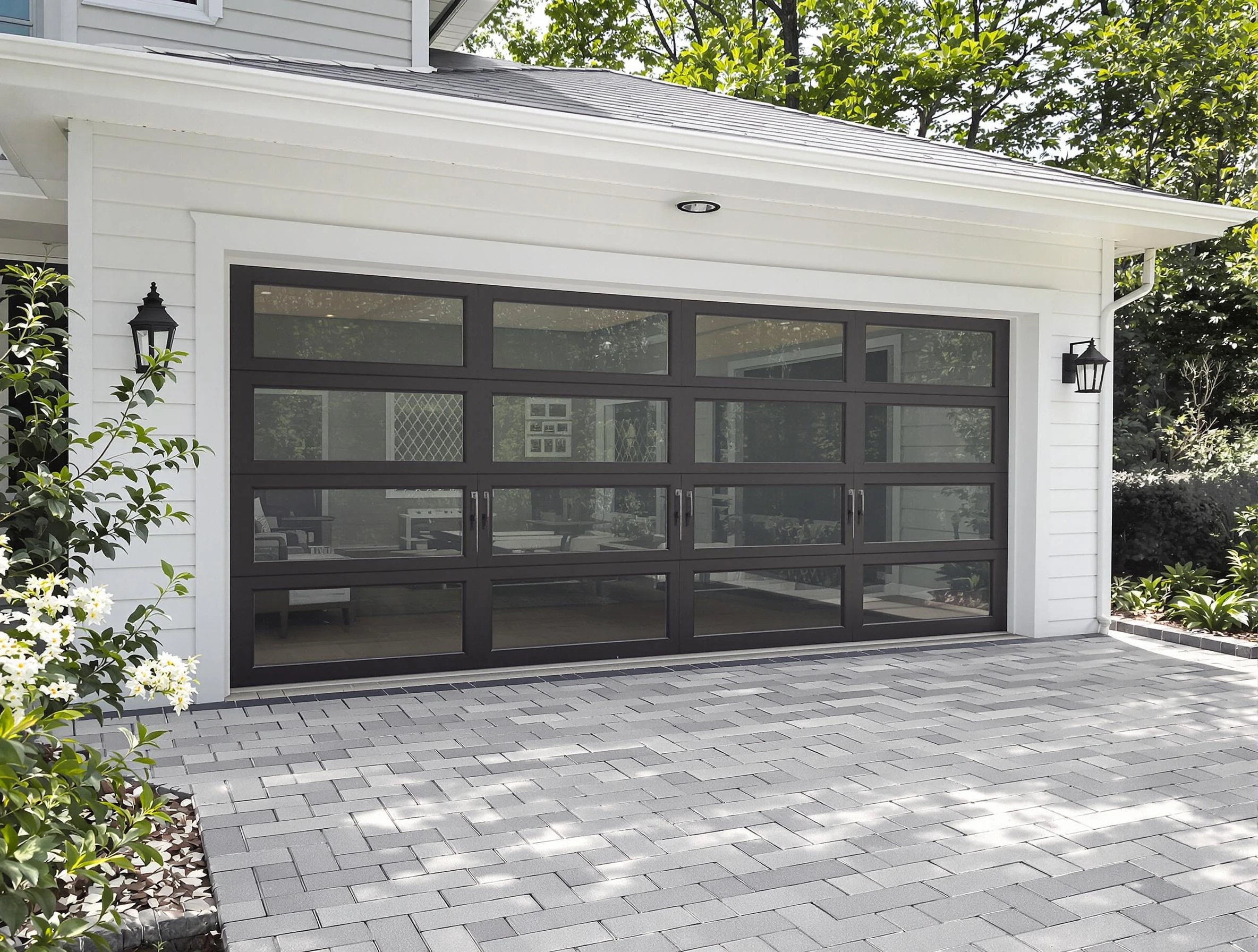 Leominster Garage Door Repair design specialist presenting custom garage door options to Leominster homeowner