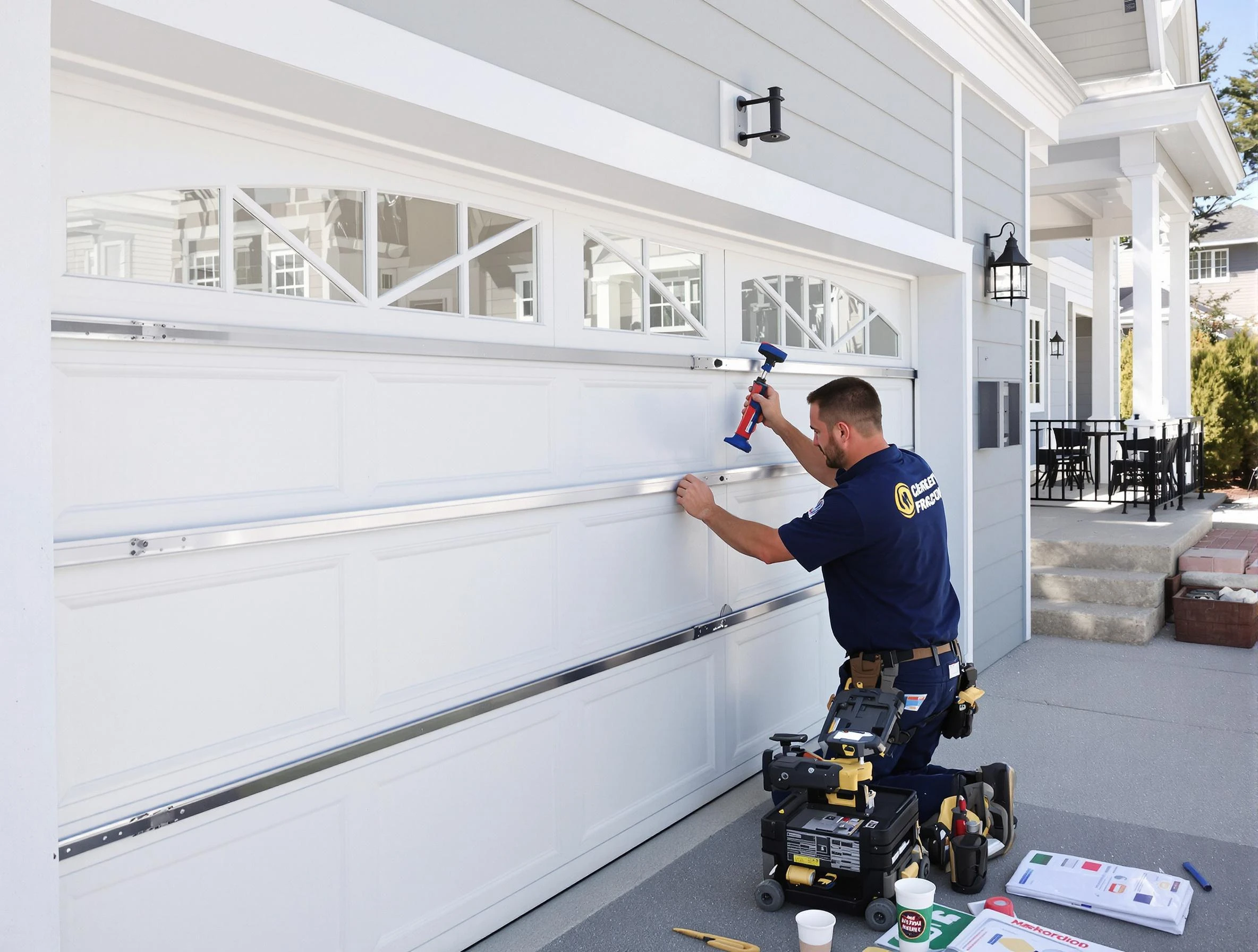 Professional garage door installation by Leominster Garage Door Repair in Leominster