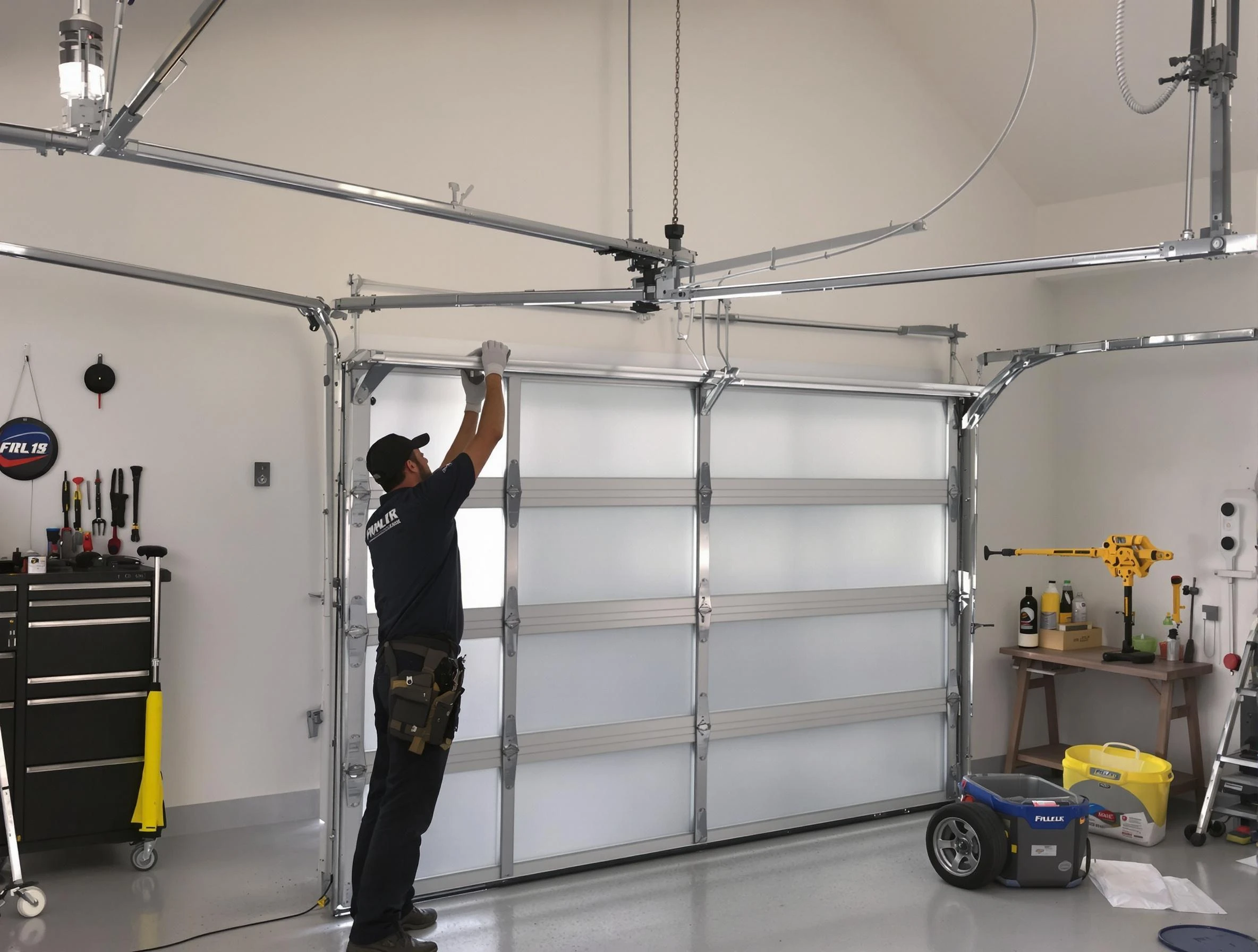 Leominster Garage Door Repair certified team performing precision garage door installation in Leominster