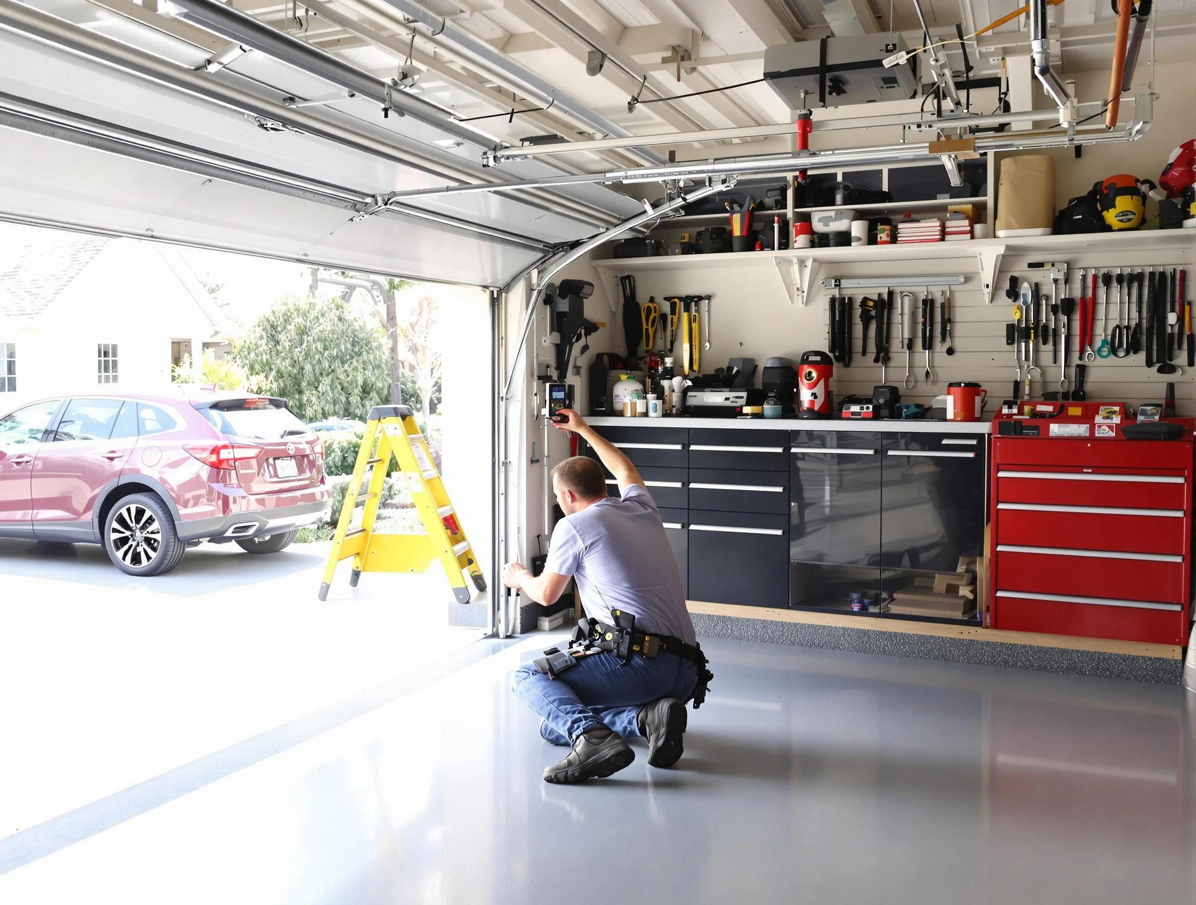 Local garage door repair service by Leominster Garage Door Repair in Leominster