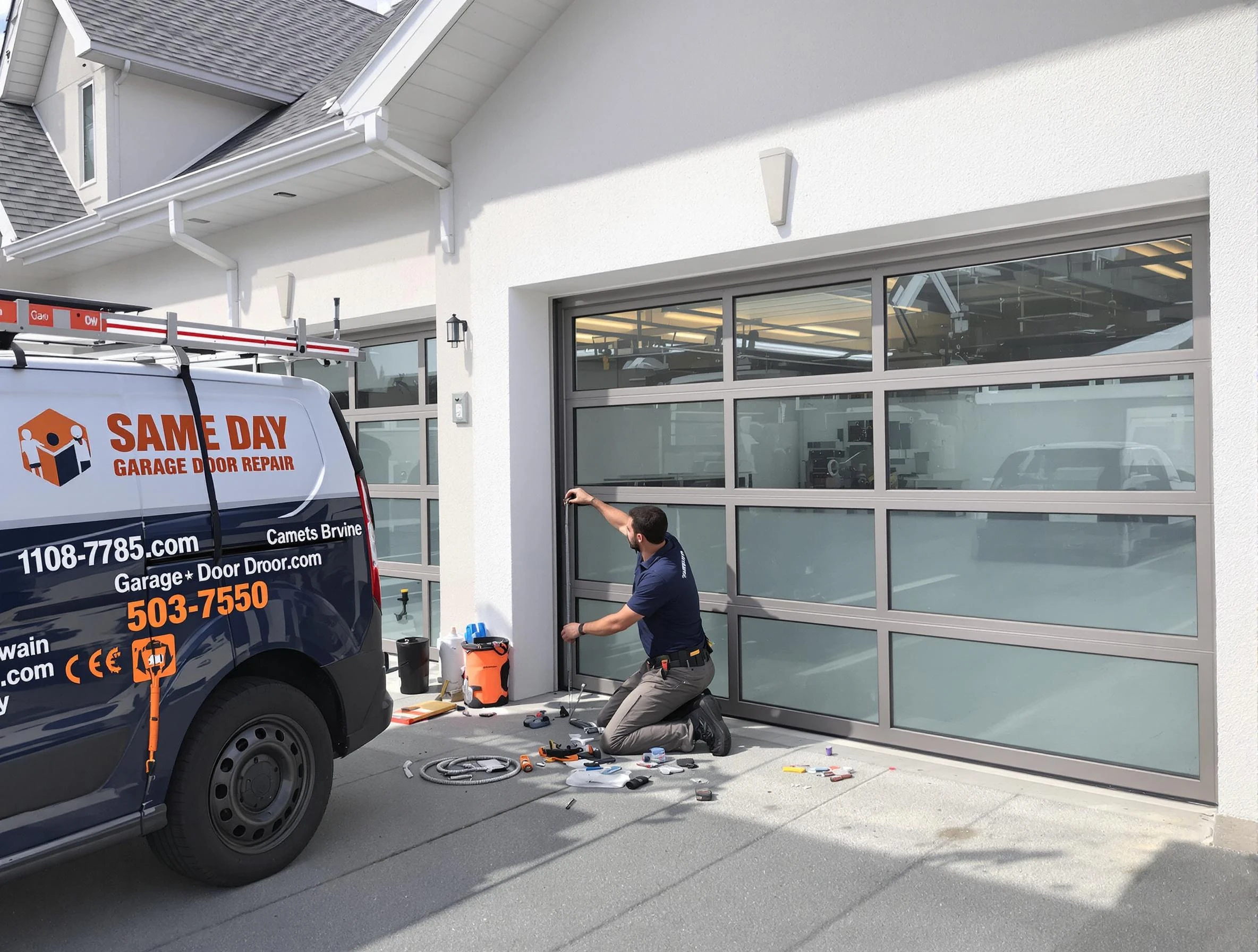 Same-day garage door repair service by Leominster Garage Door Repair in Leominster